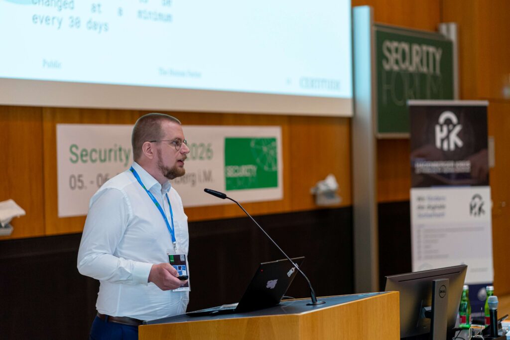 Speaker at Security Forum 2026 in Hagenberg